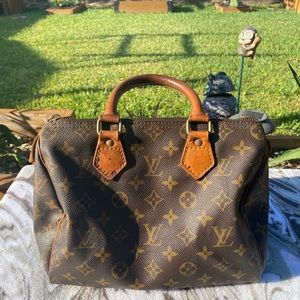 Louis Vuitton  Hand Bag Speedy 25 Browns Monogram